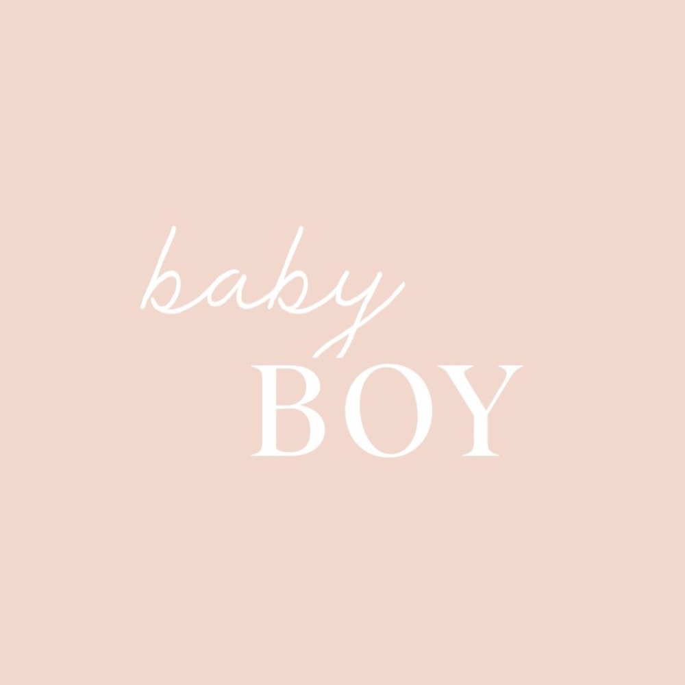 Baby Boy Items